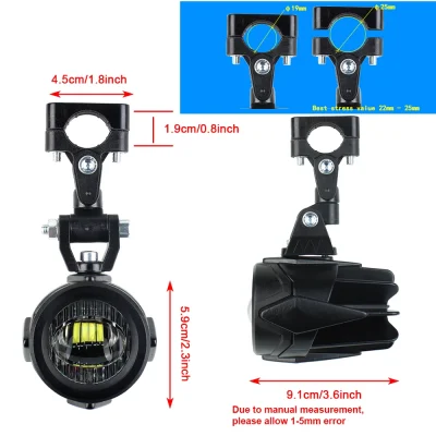 Upgrade Brighter Lamp For BMW R1200GS F800GS F700GS F650 K1600 Motorcycle fog light Auxiliary Lights 40W 6000K