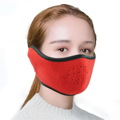 Motorcycle Face Mask Half Face Mask Windproof Unisex For Skiing Snowboarding Motorcycling Winter Outdoor Sports Breathable