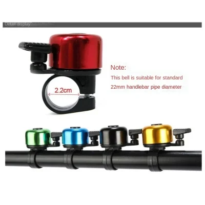 Bicycle Bell Alloy Mountain Road Bike Horn Sound Alarm For Safety Cycling Handlebar Alloy Ring Motocycle Call Bike Accessories