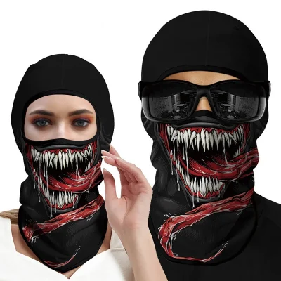 Superhero Mask for Men and Women, Skull Balaclava, Motorcycle Helmets, Outdoor Windproof, Cycling Face Shield,Ski Mask.