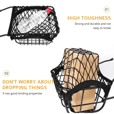 Motorcycle Luggage Net Holder Mesh Storage Motorbike Storage Helmet Trunk Bag Nets Holders Mesh Storages Accessories
