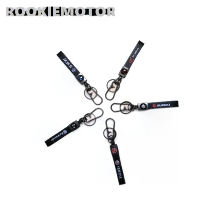 Rookiemotor Key Ring Keychain with logo Motorcycle Accessories Motorbike Key Chain