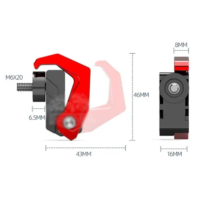 Aluminum Alloy Motorcycle Luggage Helmet Hook Mount Motorbike Scooter Holder Bag Hanger With Screw